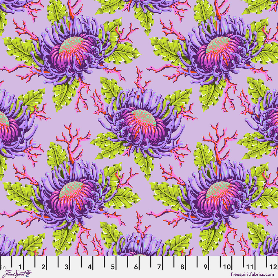 Tula Floral Reef Friends & Anemones Ultraviolet