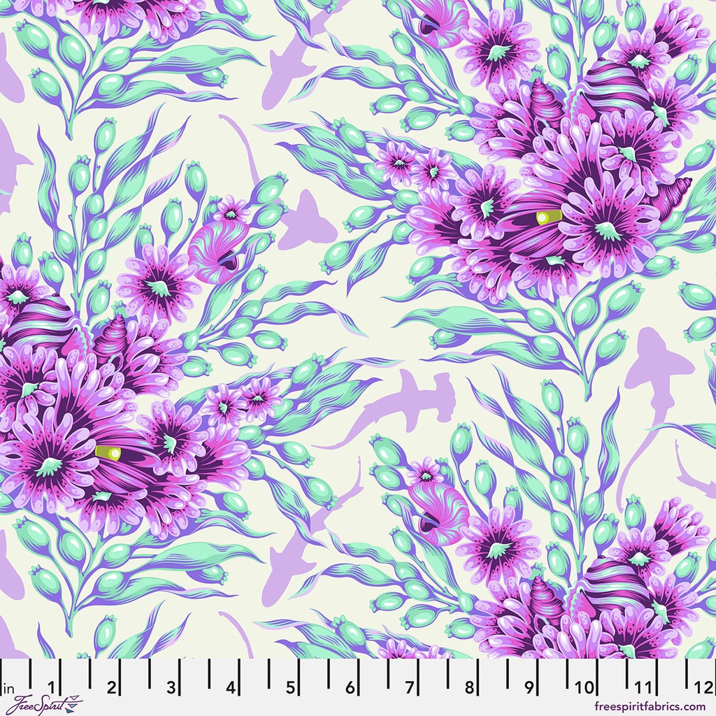 Tula Floral Reef Shadow Sharks Ultraviolet
