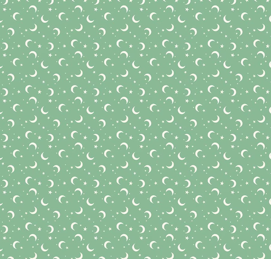 Frank and Friends Moon and Stars Green