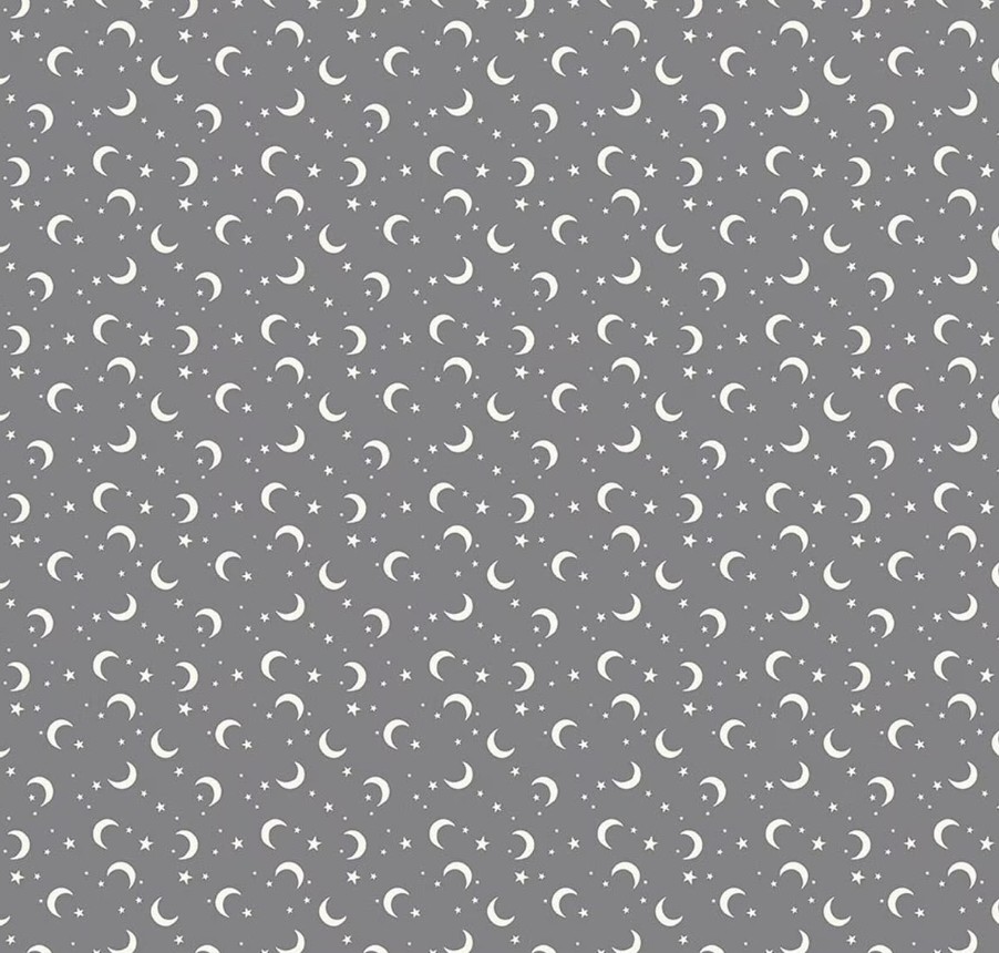 Frank and Friends Moon and Stars Gray