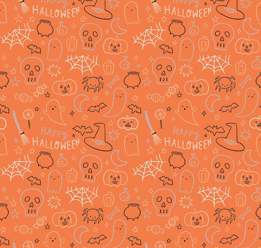 Frank and Friends Halloween Icons Orange