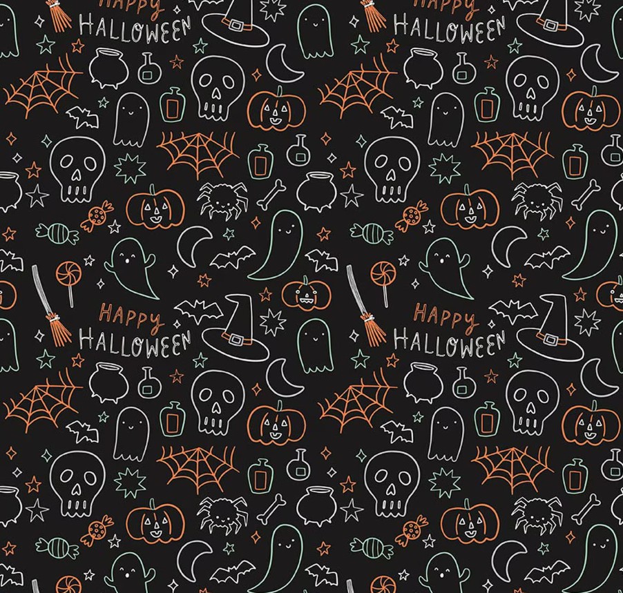 Frank and Friends Halloween Icons Black Glow In The Dark