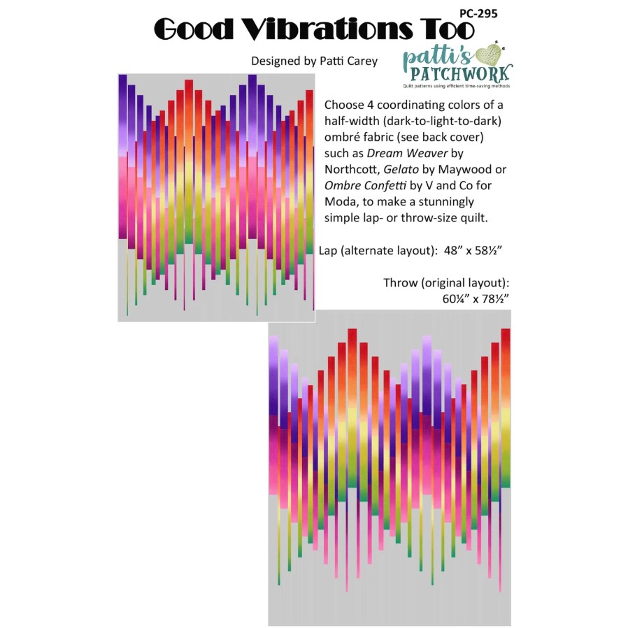 Good Vibrations Too Quilt Pattern
