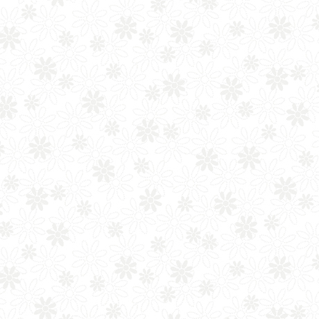 Quilting Illusions Stencil Floral White on White