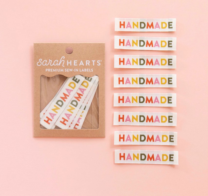 Muted Tones Handmade Woven Labels