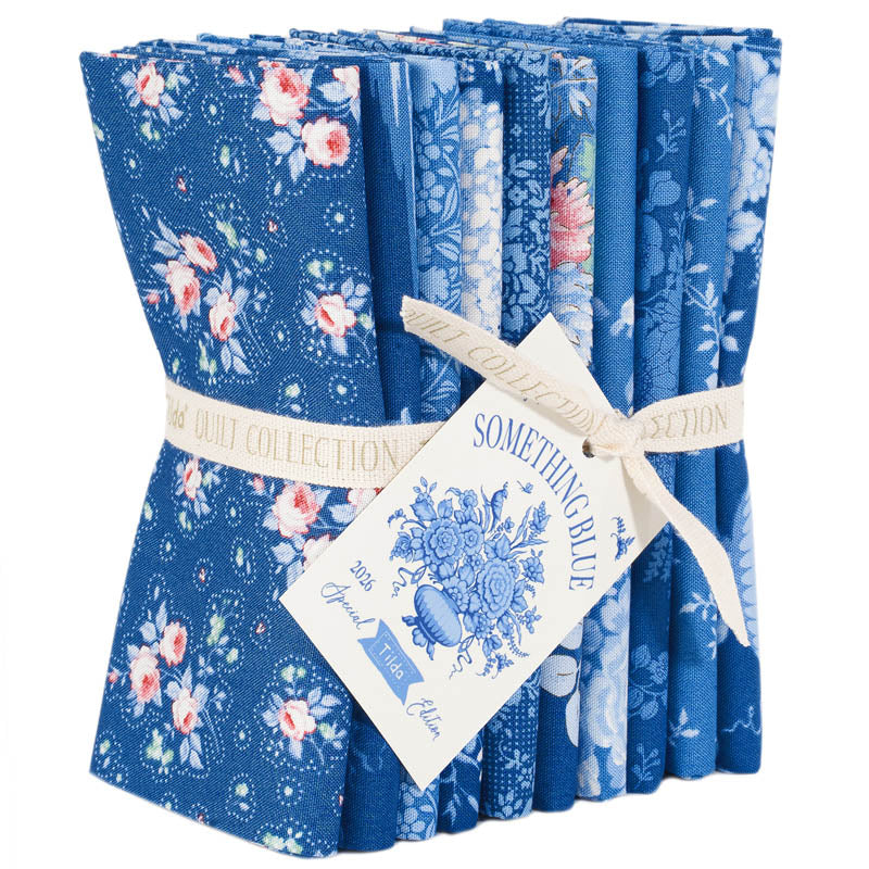 Tilda Something Blue Dark FQB 10pc