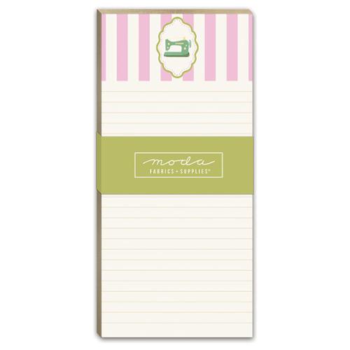 Framed Sewing Machine Lilac Notepad