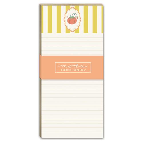 Framed Pin Cushion Lime Notepad
