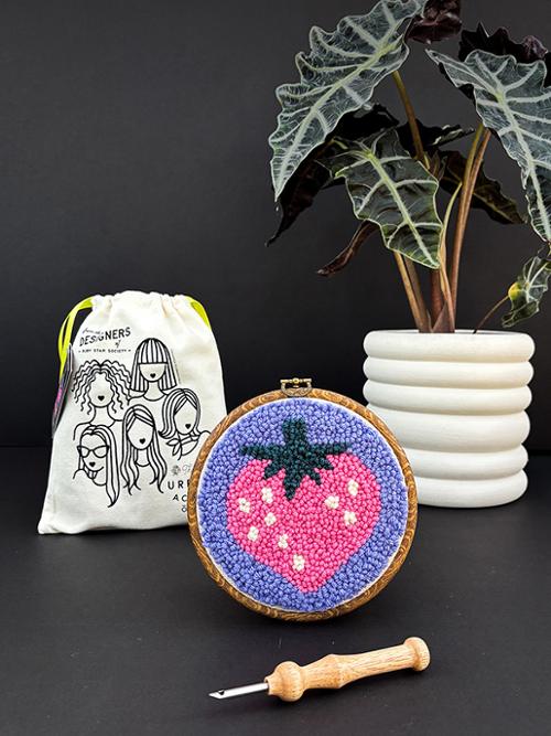 Ruby Star Strawberry Punch Needle Kit