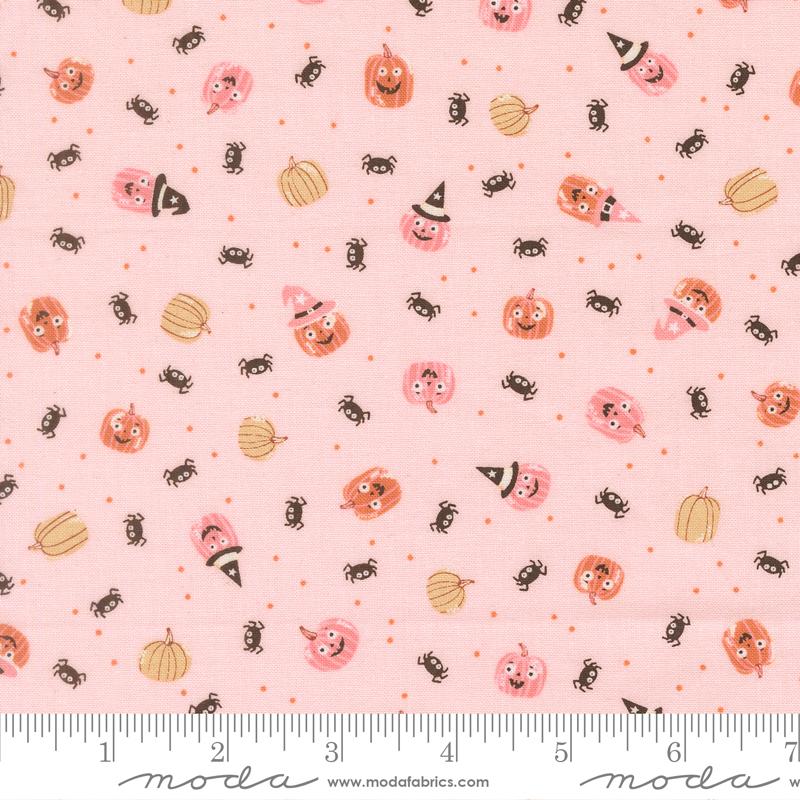 Purrs and Boos Pumpkins & Spiders Purrfect Pink