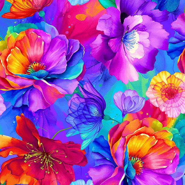 Rainbow Florals