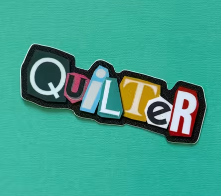 Ransom Quilter Sticker