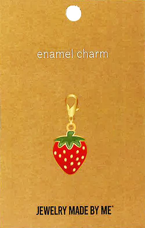 Strawberry Zipper Pull