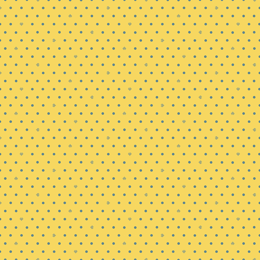 Cotton Nook Dots Yellow