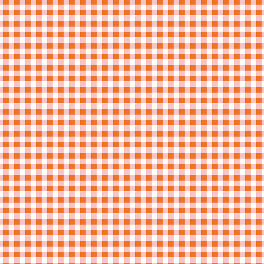 Cotton Nook Plaid Orange