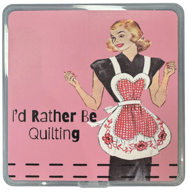 Storage Box I'd Rather Be Quilting