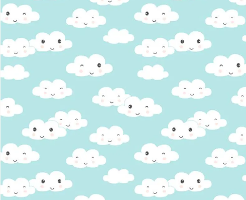 Blue Rainbow Dreams Clouds