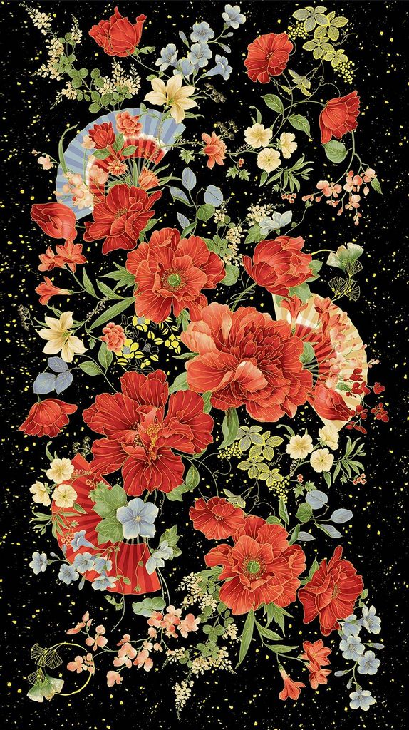 Imperial Bloom Panel 24"