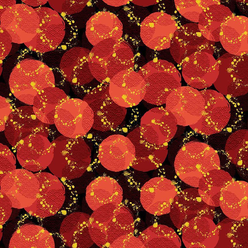 Imperial Bloom Asian Medallion Metallic