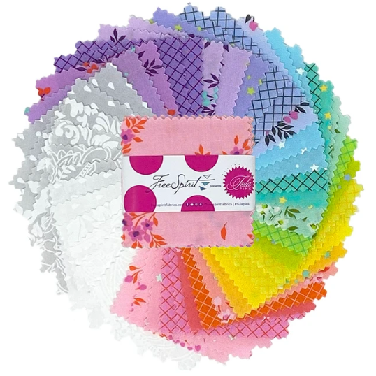 Tula Pink True Colors 2.5" Mini Charm Pack