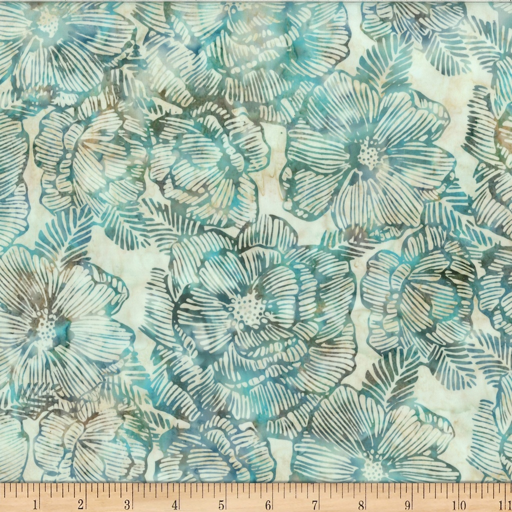 Bali Batik Stripey Floral