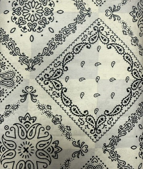 Hankerchief Motifs White Sevenberry