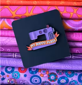 My Happy Place Enamel Pin