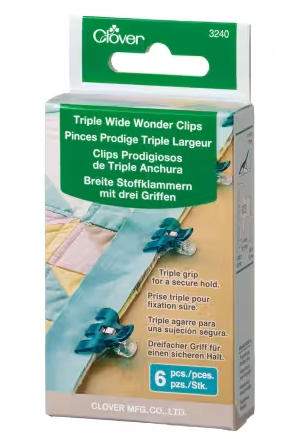 Triple Wide Wonder Clips 6ct