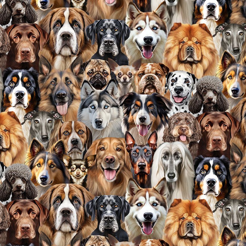 Packed Realistic Dogs