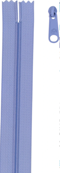 Zippers by the Yard Lilac