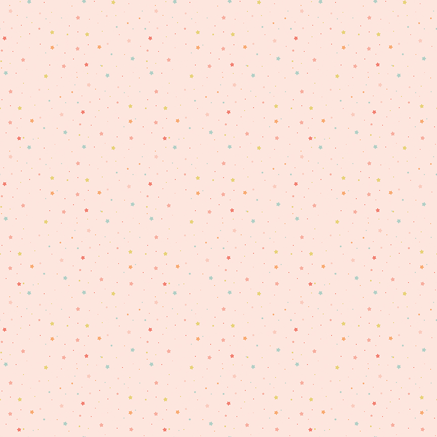 Love You to the Moon Stars Blush