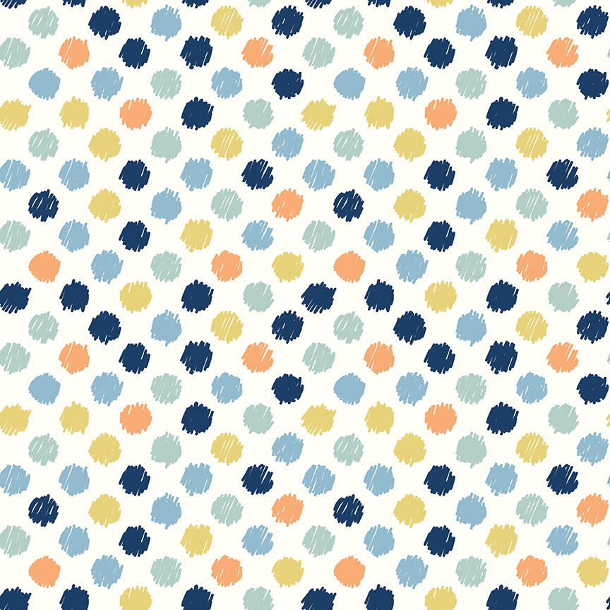 Love You to the Moon Dots Multi