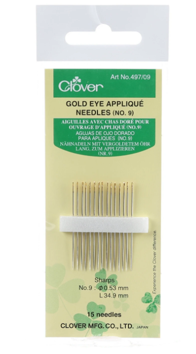 Applique Needles Size 9 15ct
