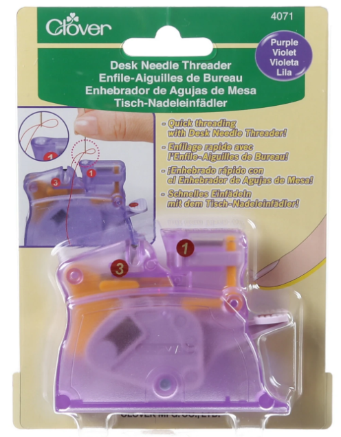 Desktop Needle Threader Purple