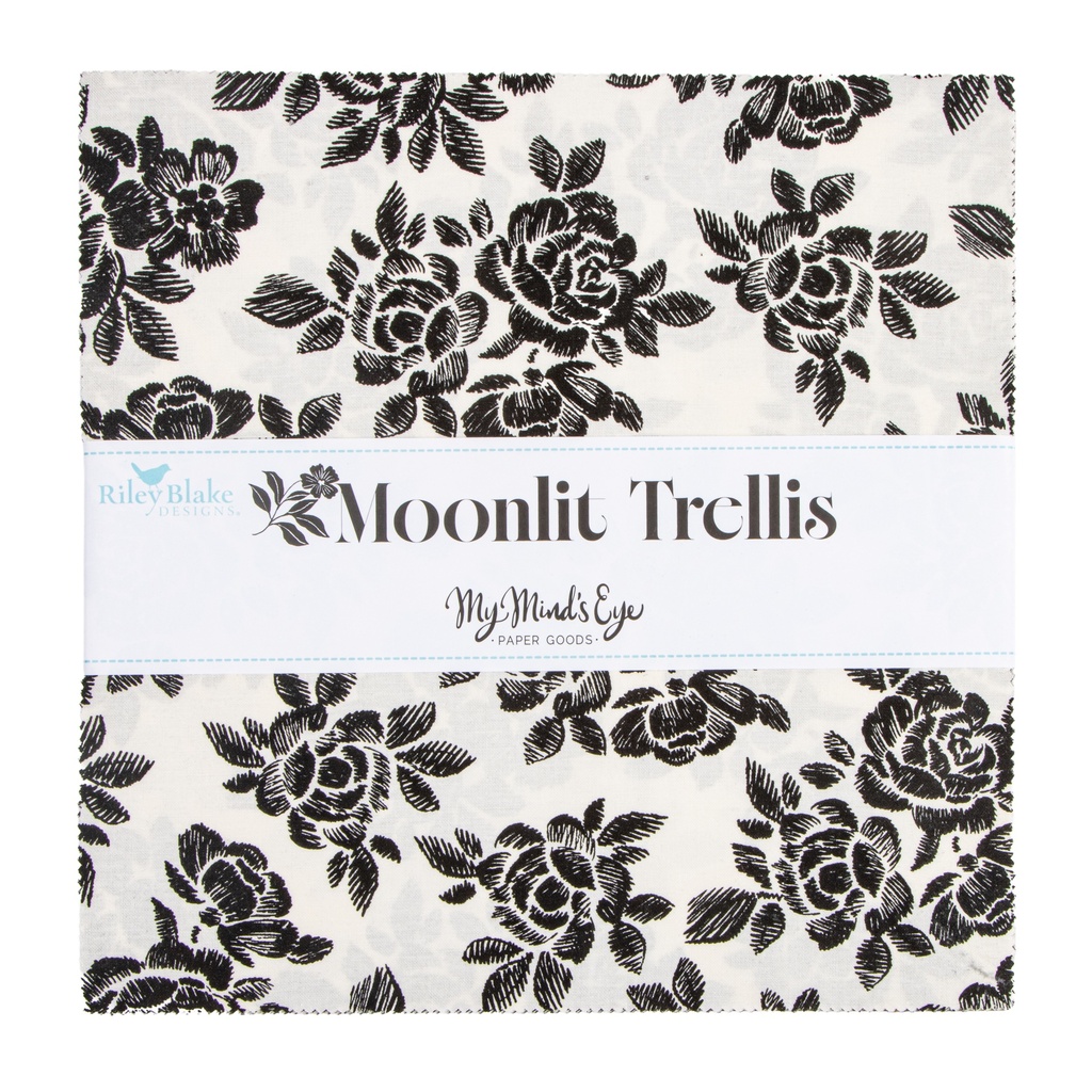 Moonlit Trellis 10" Stacker 42pcs