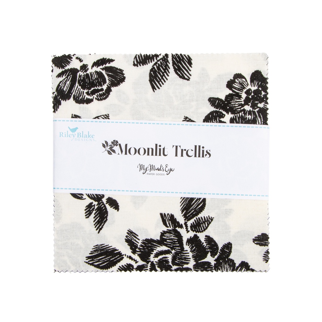 Moonlit Trellis 5" Stacker 42pcs