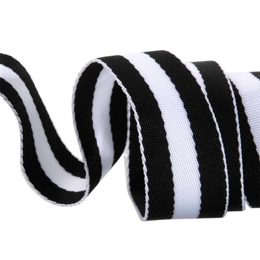 TP Web Blk&White 2yd 1.5"