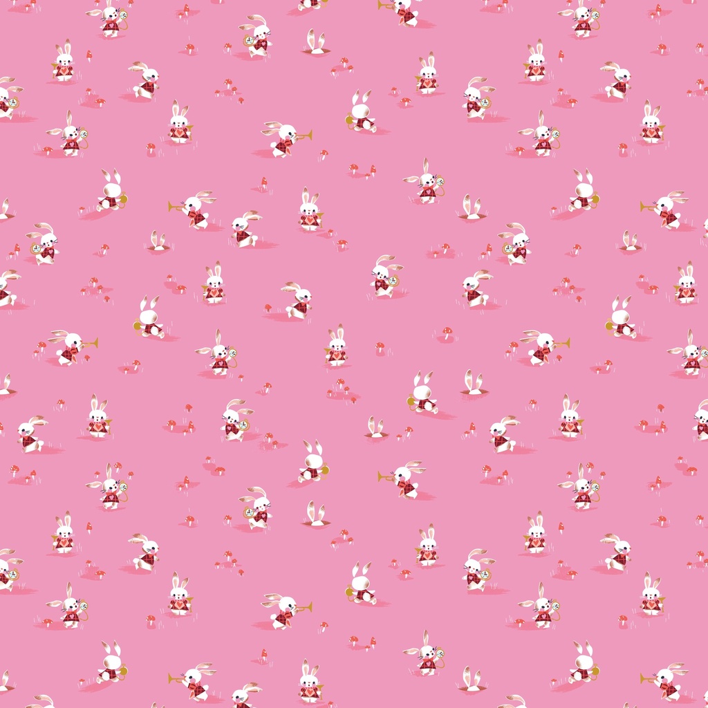 Down The Rabbit Hole Rabbit Pink