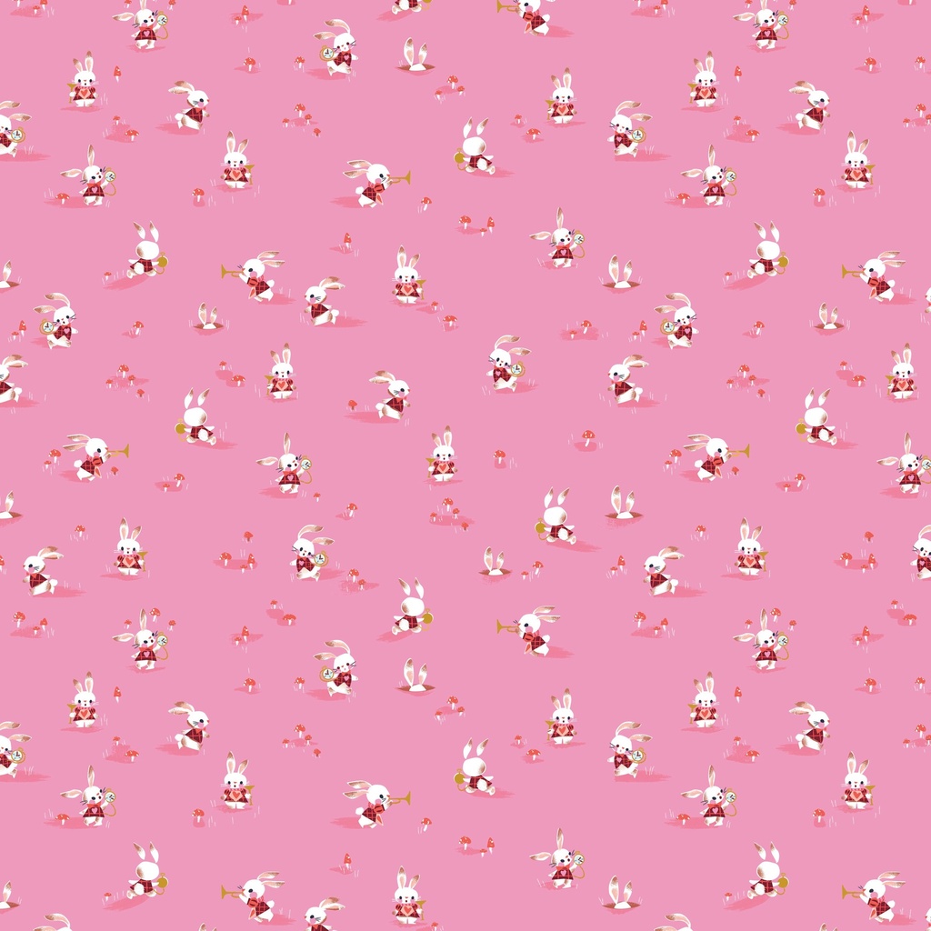 Down The Rabbit Hole Rabbit Pink