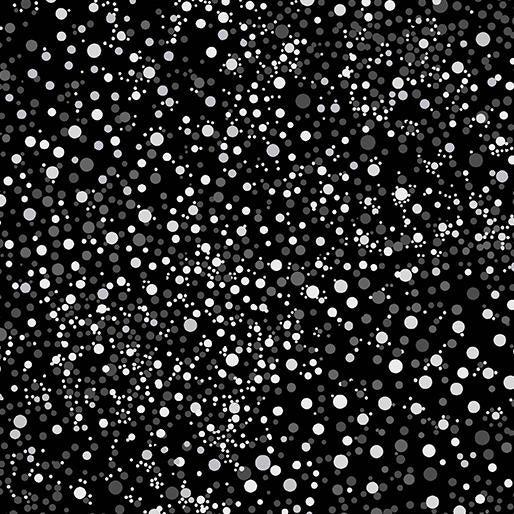 Needle Stars Stardust Black & White