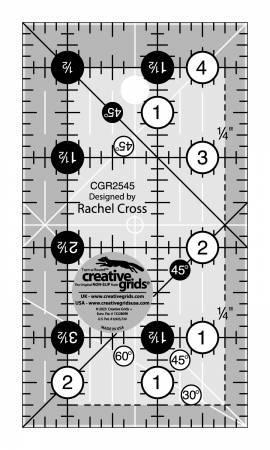 2.5" x 4.5" CGR Ruler