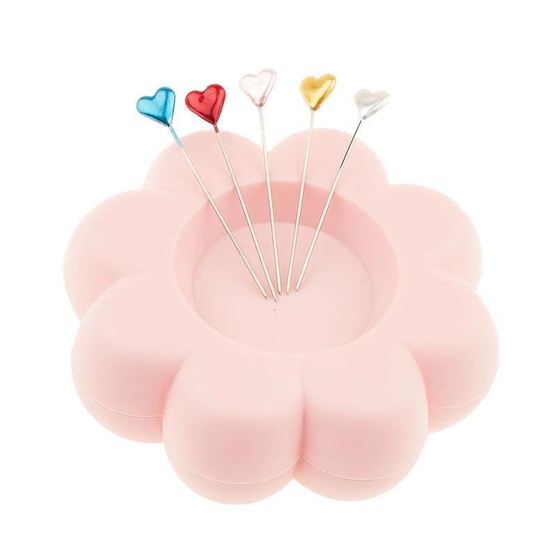 Flower Magnetic Pin Holder Pink