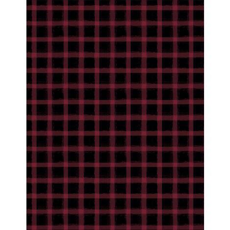 Autumn Light Plaid Black