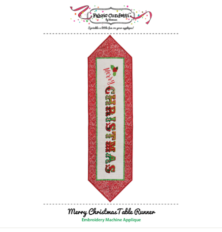 Merry Christmas Table Runner