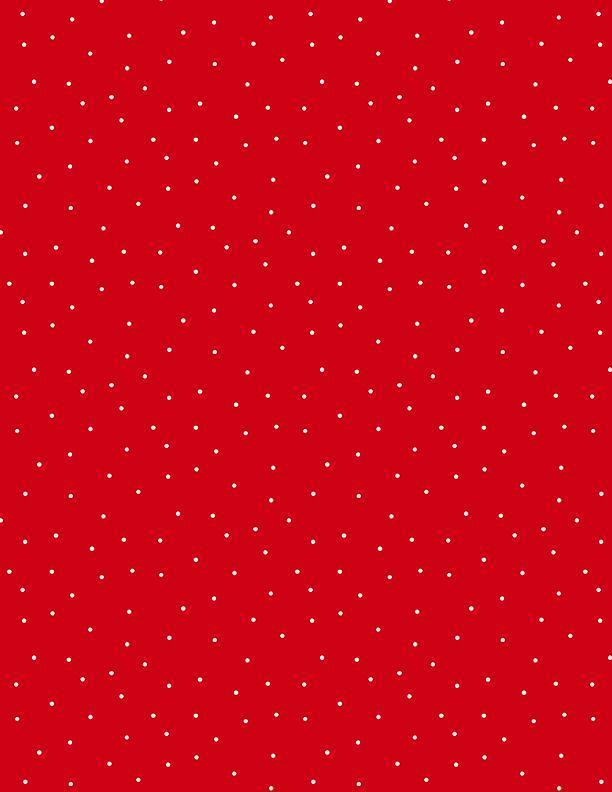 Essentials Pindots Tomato/White*