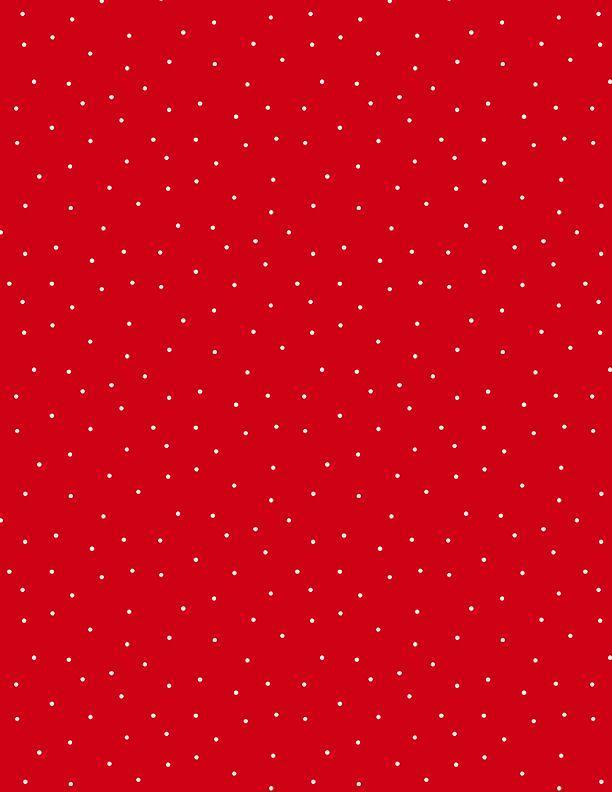 Essentials Pindots Tomato/White*