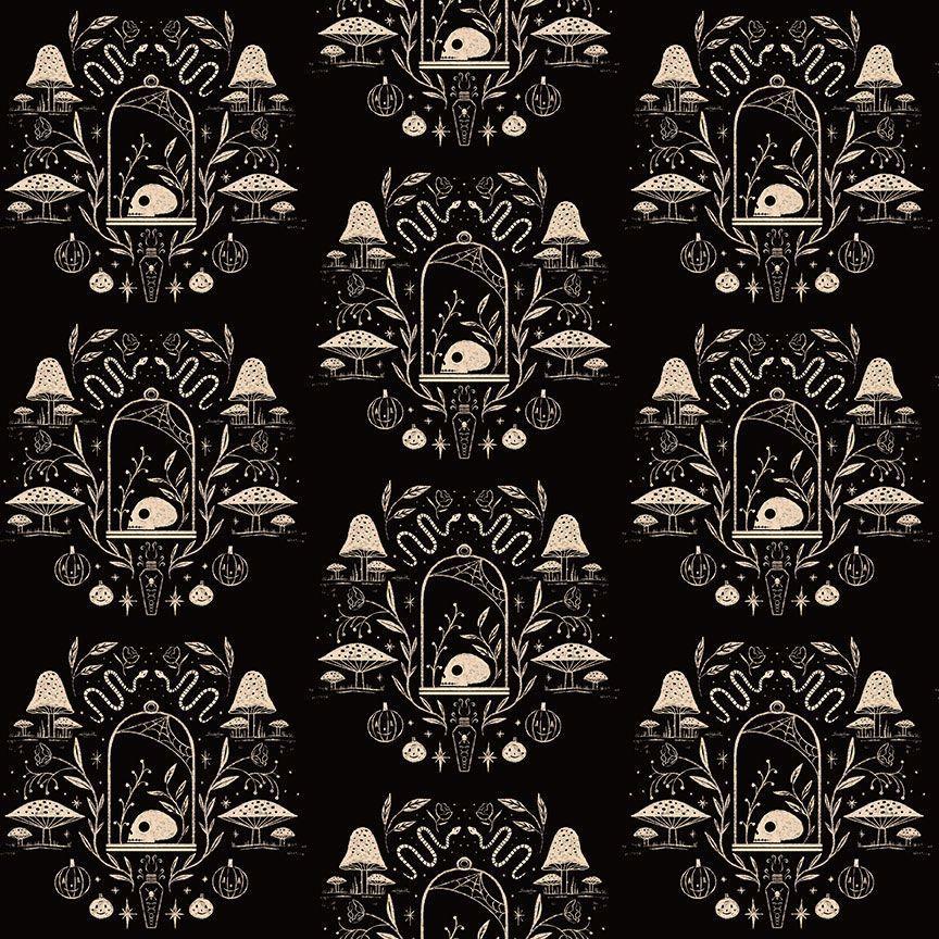 Boo! Spooky Toile Black