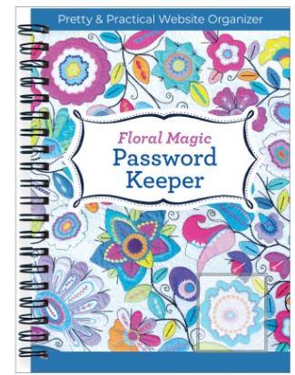 Password Book Floral Magic