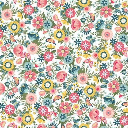 Vintage Flora Main White