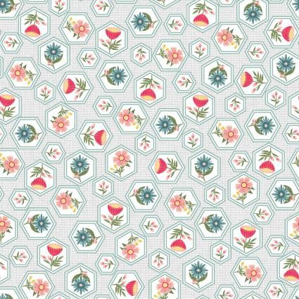 Vintage Flora Honeycomb Flower